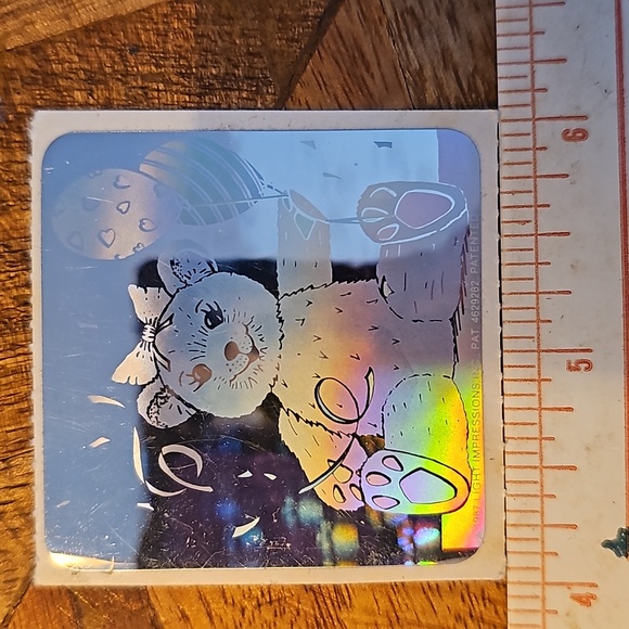 Vintage laser stickers Teddy Bears and Dragon Light Impressions 1987 - Picture 10 of 11